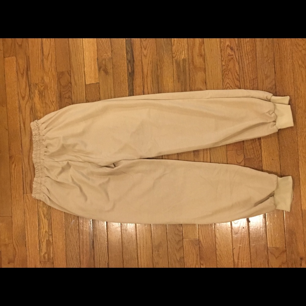 Tan Joggers